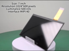 7 inç IPS LCD Ekranı 1024*600 Pikselle Parlaklık 500nits Dışarıda Yüksek Parlaklık Ekranı M