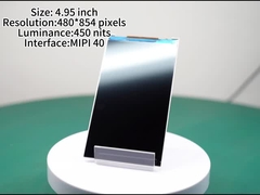 5 inç Dışarı Yüksek Parlaklık Ekranı 480*854 Pikselle Parlaklık 450nits Panel TFT LCD